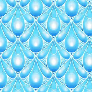 Liquid jewels raindrops