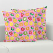fruit donuts - summer doughnuts - pink - LAD19