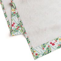 Raining Spring Flower Umbrellas- Regular Scale