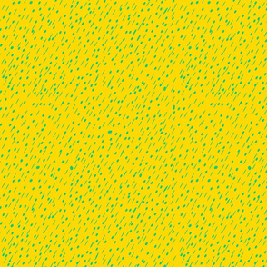 Sprinkle and Sleet- yellow and green