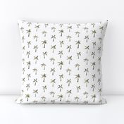 Boho palms • watercolor modern beach pattern