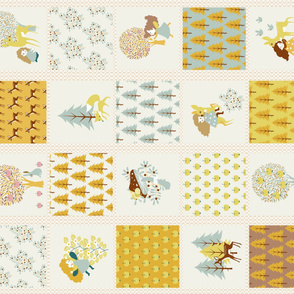 CHEATER QUILT Fairy Woodland