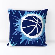 Watercolor Basketball Large Scale