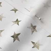 Boho watercolor stars for modern nursery, gender neutral