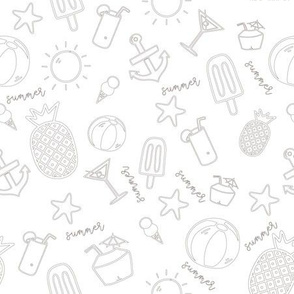 Summer Icons Pattern