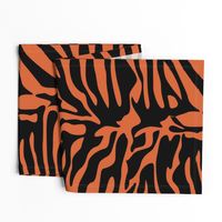 Tiger Orange and Black Animal Print