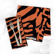 Tiger Orange and Black Animal Print