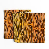 Tiger Gold Orange and Black Animal Print Champs