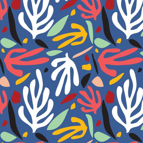 An Ode to Matisse - Bold Leaves