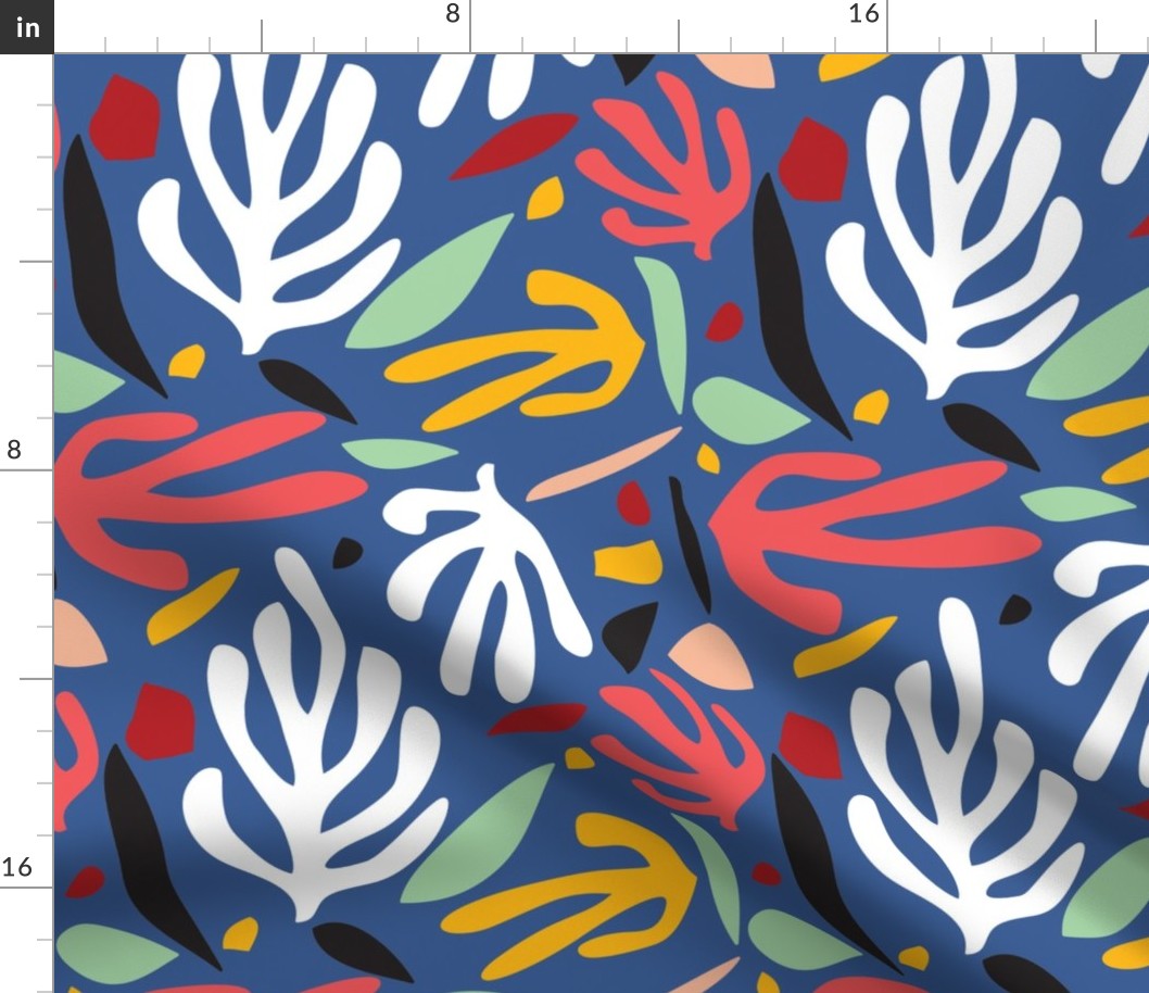 An Ode to Matisse - Bold Leaves