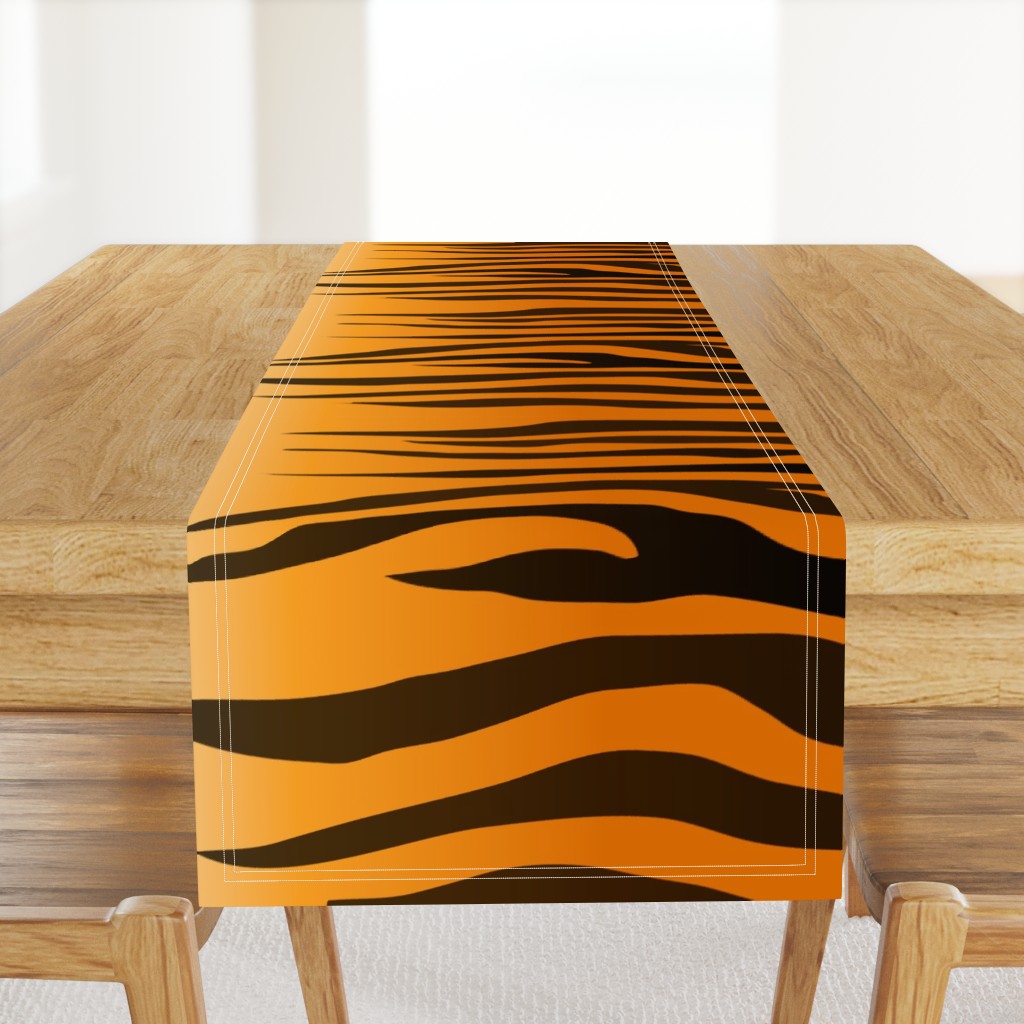 Tiger Stripes Black and Orange ,Gold Orange and Black Animal Print Champs on Fading or Gradient Background