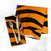 Tiger Stripes Black and Orange ,Gold Orange and Black Animal Print Champs on Fading or Gradient Background