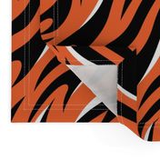 Tigers Sporty Orange and Black with White Highlights 