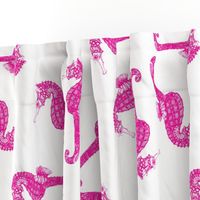 Seahorse Merry Go Round - Small Magenta