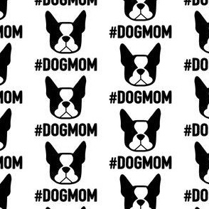 Boston Terrier mom fabric - Boston Terrier DIY - Boston fur mama - dog mom