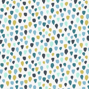 Abstract Spot Polkadot Blue