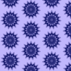 Shirobi Indigo Mandala Flowers