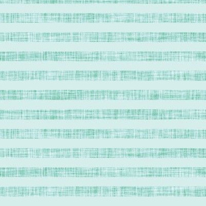 aqua linen + solid stripes