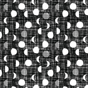 moon phases // blackest black linen