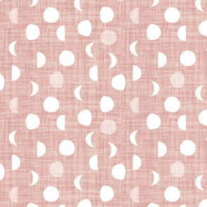 moon phases // pink linen