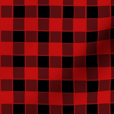 Buffalo Check Bold Red and Black