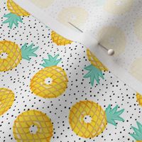 (small scale) Pineapple donuts - doughnuts - summer - polka dots - LAD19BS