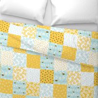Bee Nice cheater quilt 6''