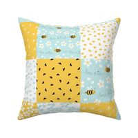 Bee Nice cheater quilt 6''