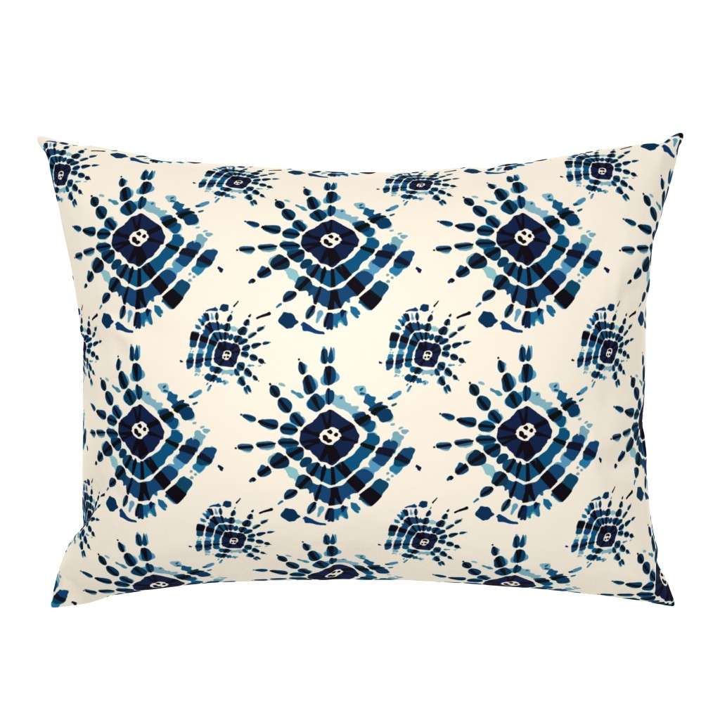 Blue shibori