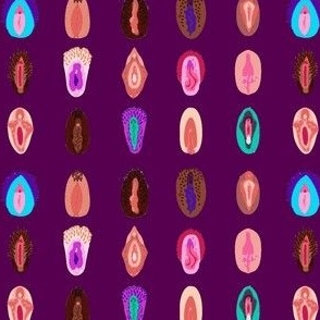 variety of vulvas-purple