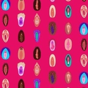 variety of vulvas- pink