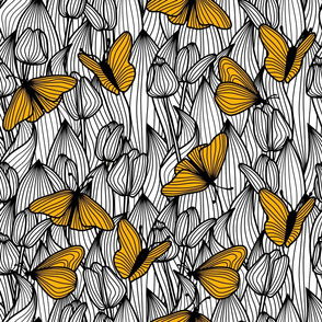 Butterflies in Monochrome