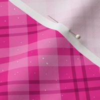 Pink Tartan Plaid With Sparkles