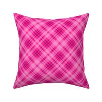 Pink Tartan Plaid With Sparkles