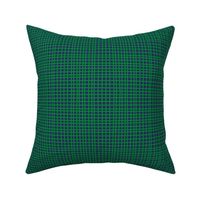 Green crosshatch on navy