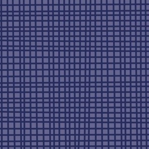 Navy crosshatch