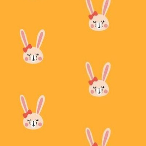 Blush Bunny and Yellow