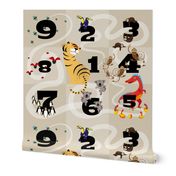 Playmat One Two Three Animals