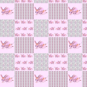Bilby quilt design pink
