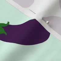 Cute eggplant