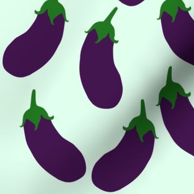 Cute eggplant