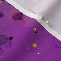 purple and pink alcohol ink