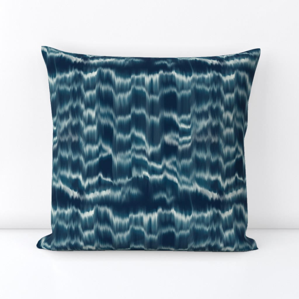 Shibori inspired tie-dye waves