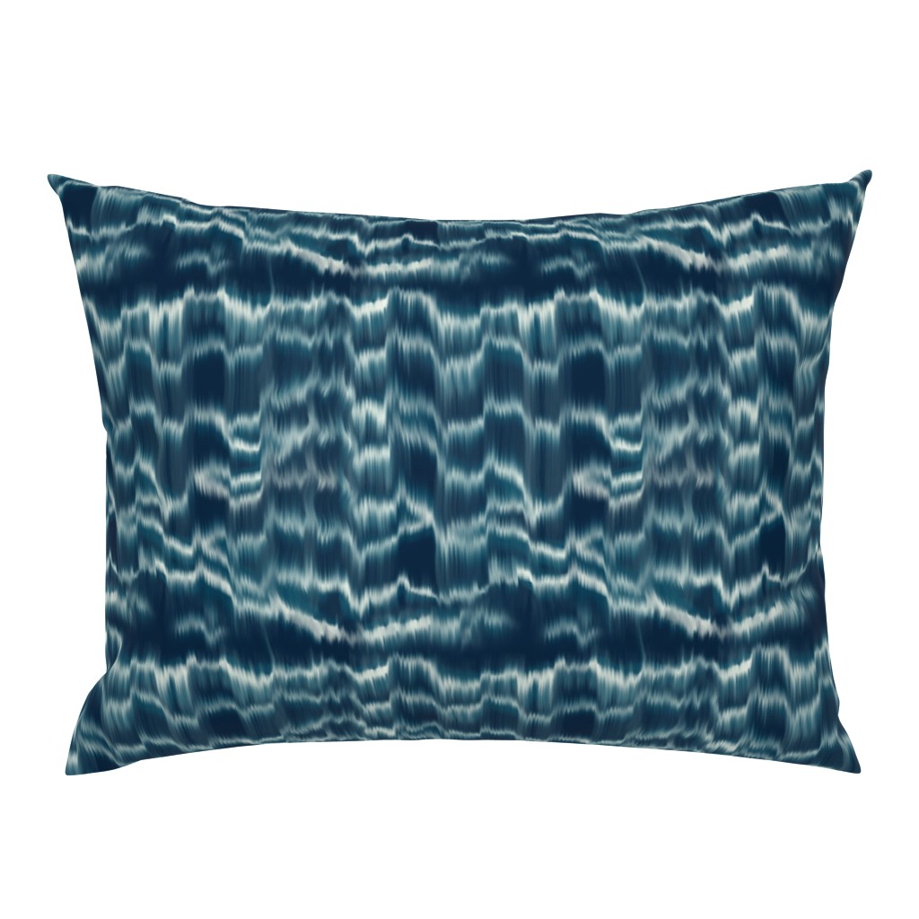 Shibori inspired tie-dye waves