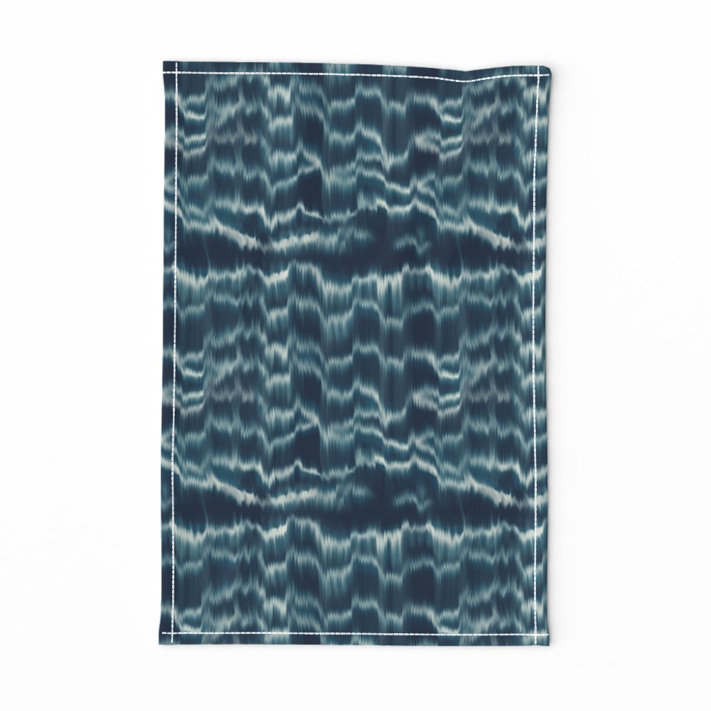 Shibori inspired tie-dye waves