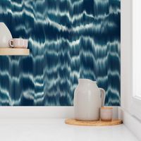 Shibori inspired tie-dye waves