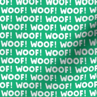 Woof! - Dog - green - LAD19