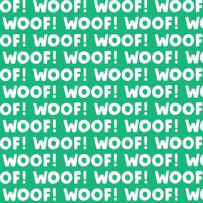 Woof! - Dog - green - LAD19