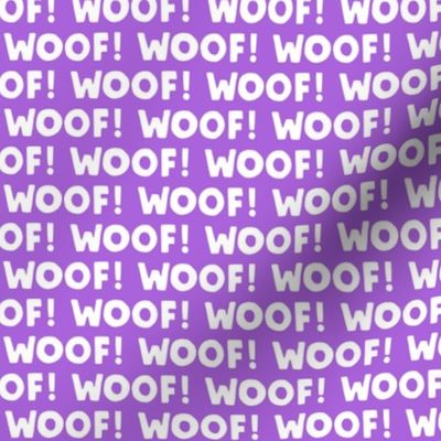 Woof! - Dog - purple - LAD19