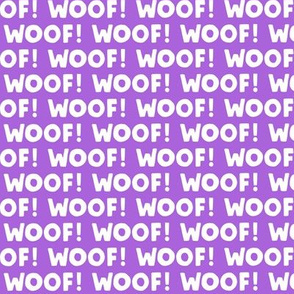 Woof! - Dog - purple - LAD19